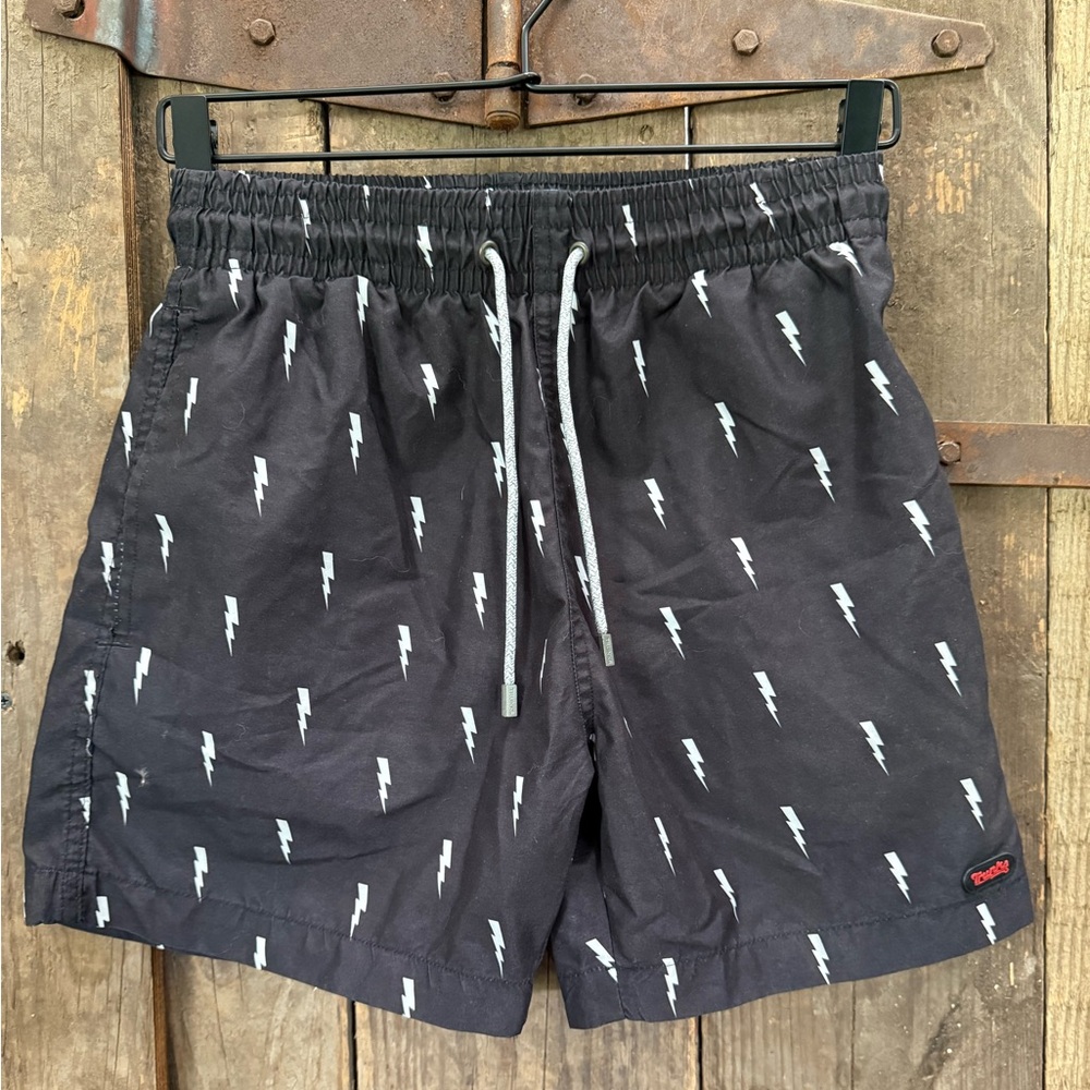 Trunks Surf & Swim Co. Sano Lightning Bolt Swim Trunks Size Small
